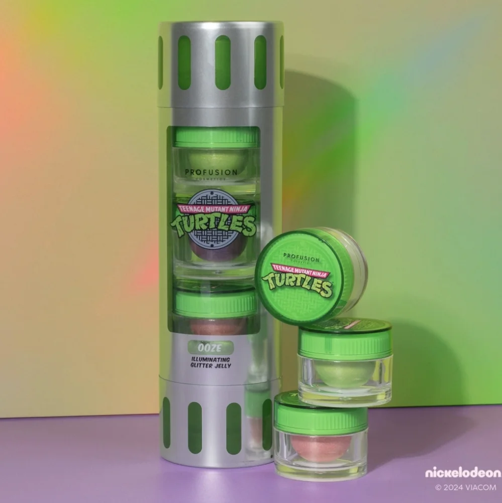 Teenage Mutant Ninja Turtles Ooze Illuminating Glitter Jelly 3pc Highlighter